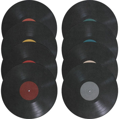 8Pcs Vinyl Record Wall Stickers