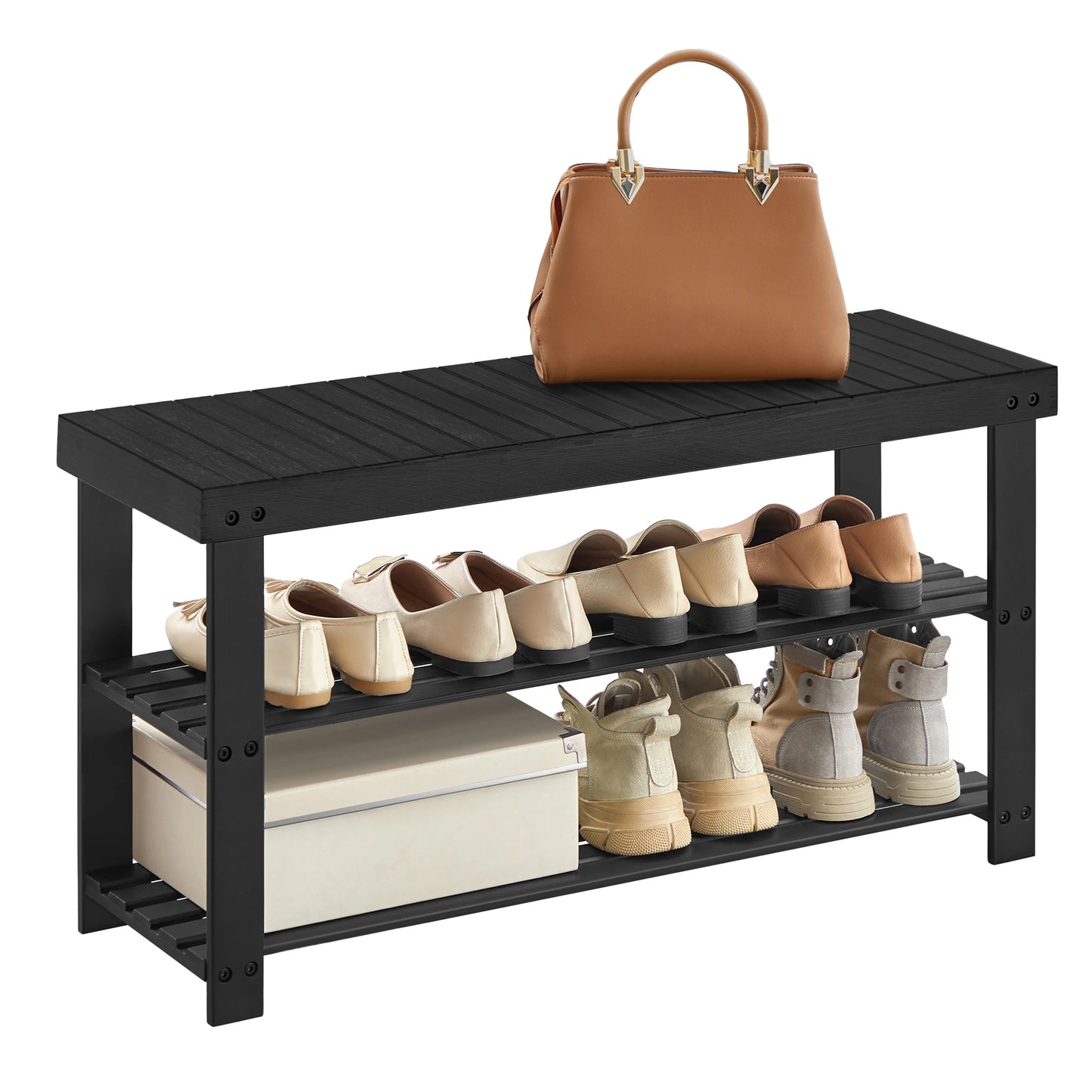 Bench 3-Tier Shoe Organizer