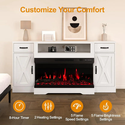 Fireplace TV Stand