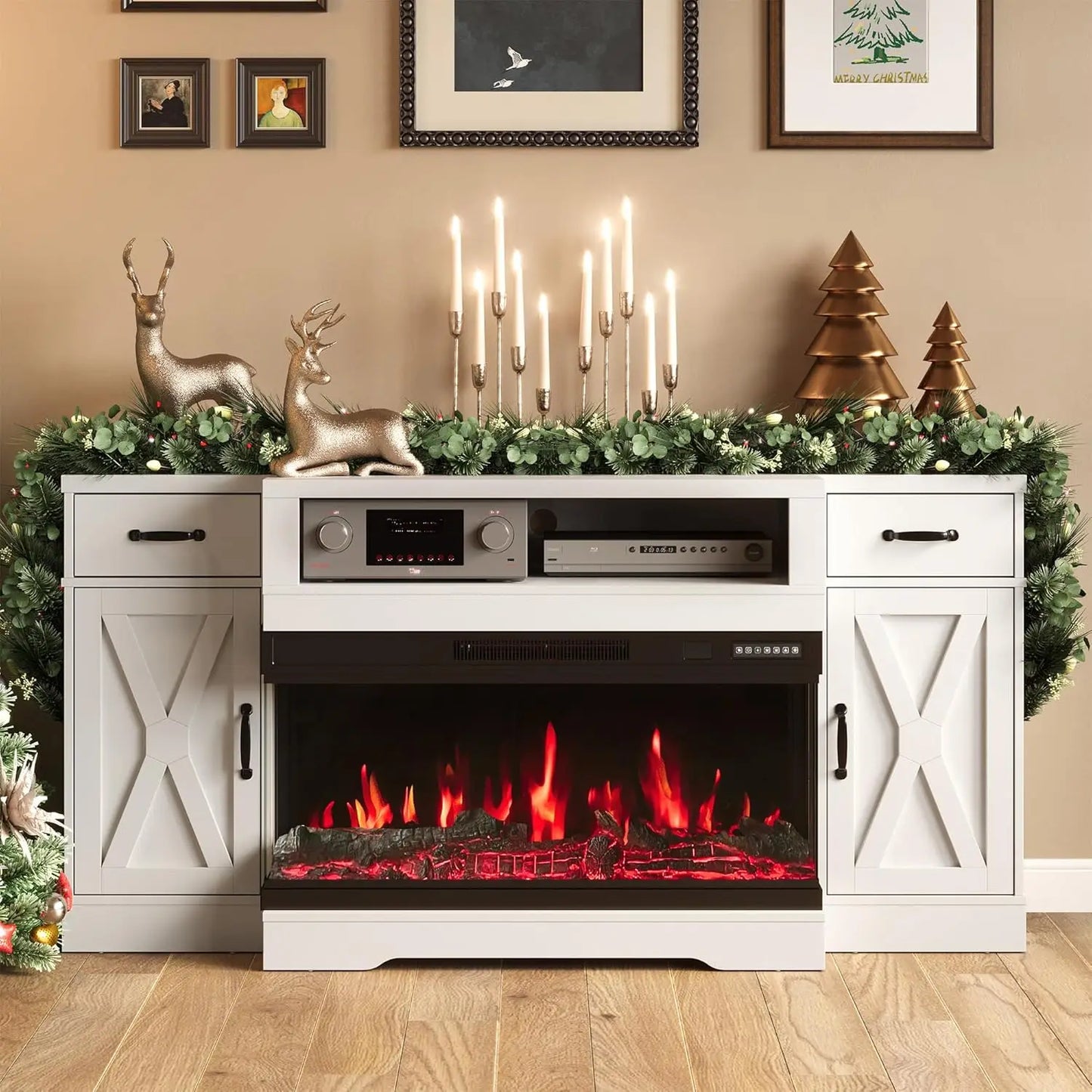 Fireplace TV Stand