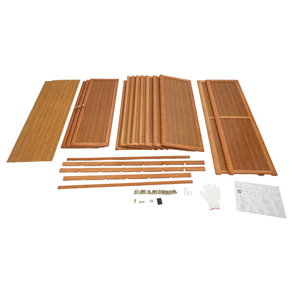 Natural Bamboo Shoe Cabinet
