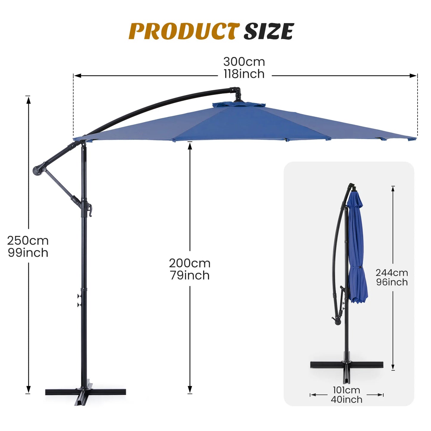 10FT Outdoor Patio Umbrella