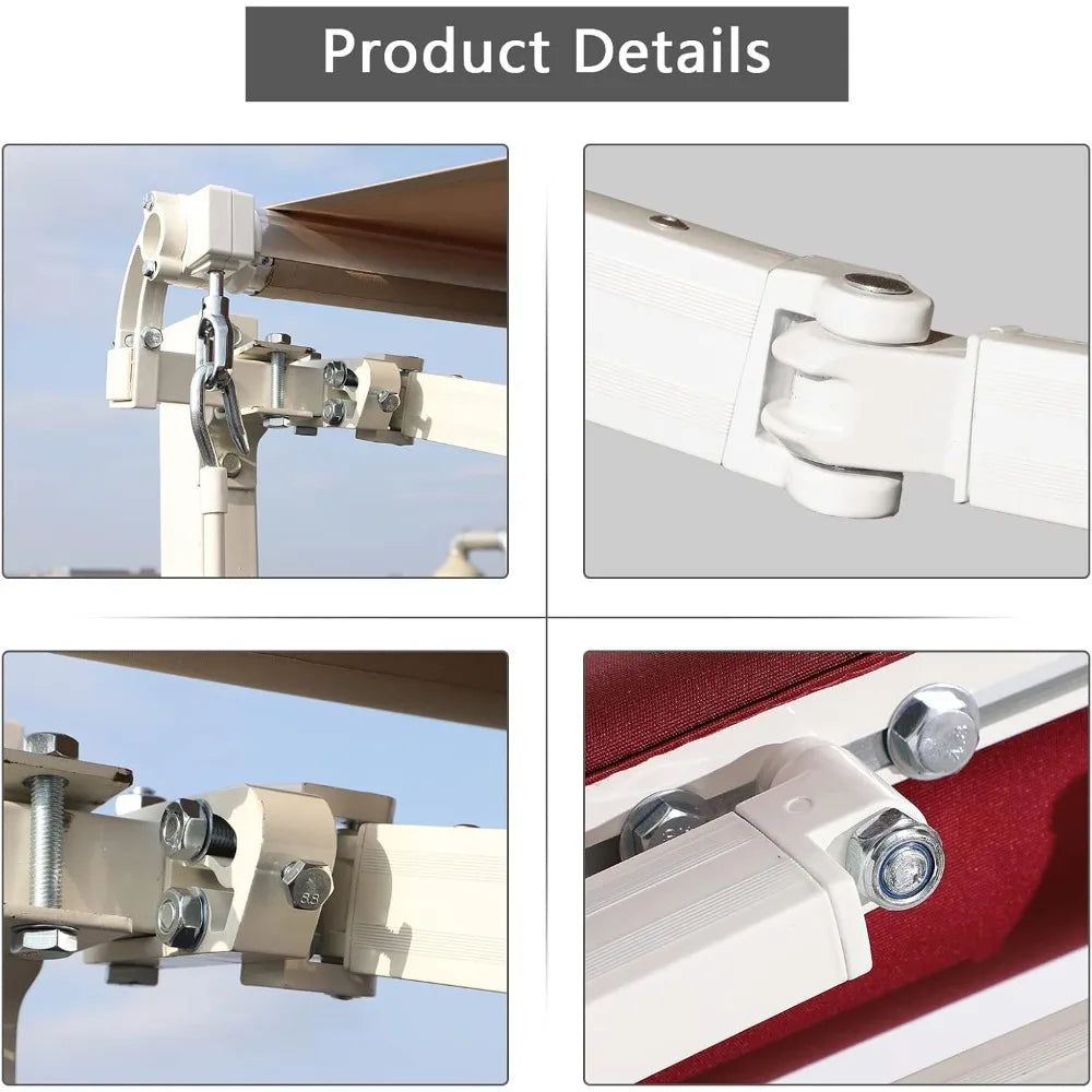 9.8' x 8.2' Patio Awnings
