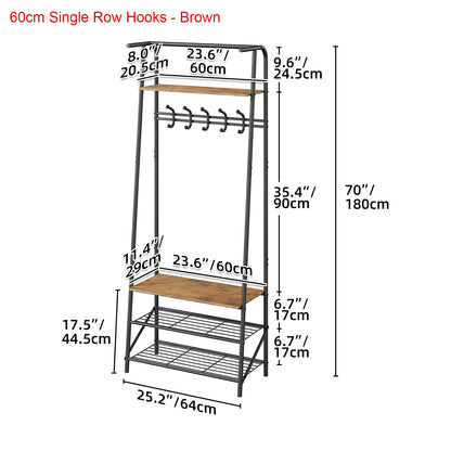 Coat Rack Shoe Bench