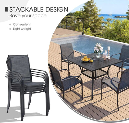 5 Pieces Patio Dining Set