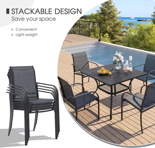 5 Pieces Patio Dining Set