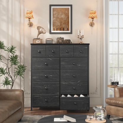12-Drawer Tall Fabric Dresser