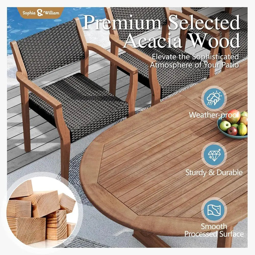 Expandable Patio Dining Set