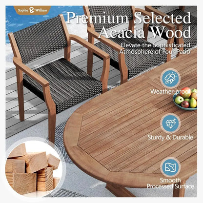 Expandable Patio Dining Set