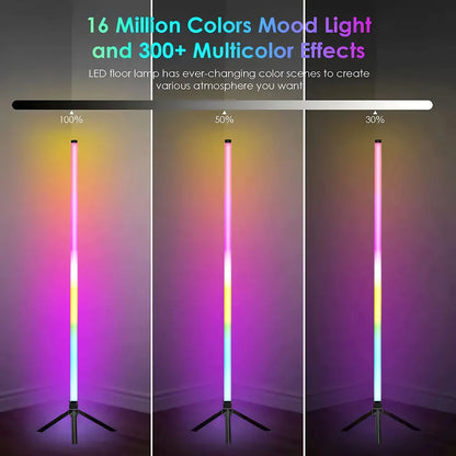 360° RGB Corner Atmosphere Lamp Black