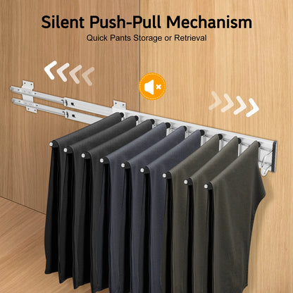 9-Rod Wall Mount Rack