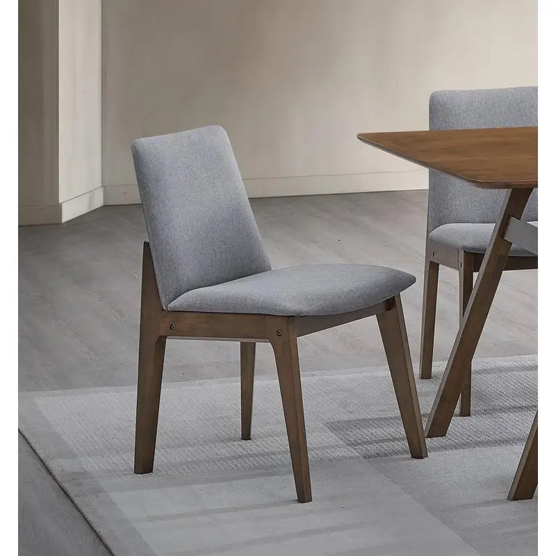 7-Piece Walnut Finish Dining Set