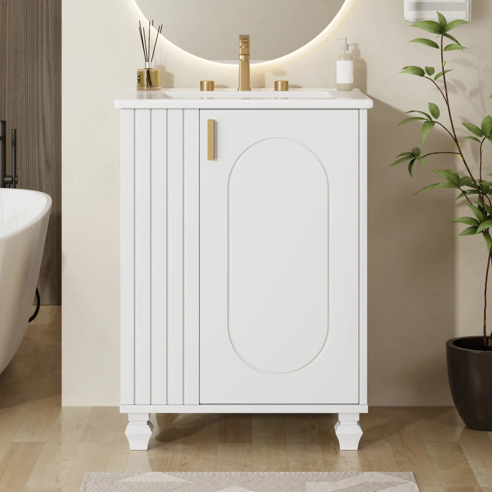 24" Bathroom Vanity with Sink