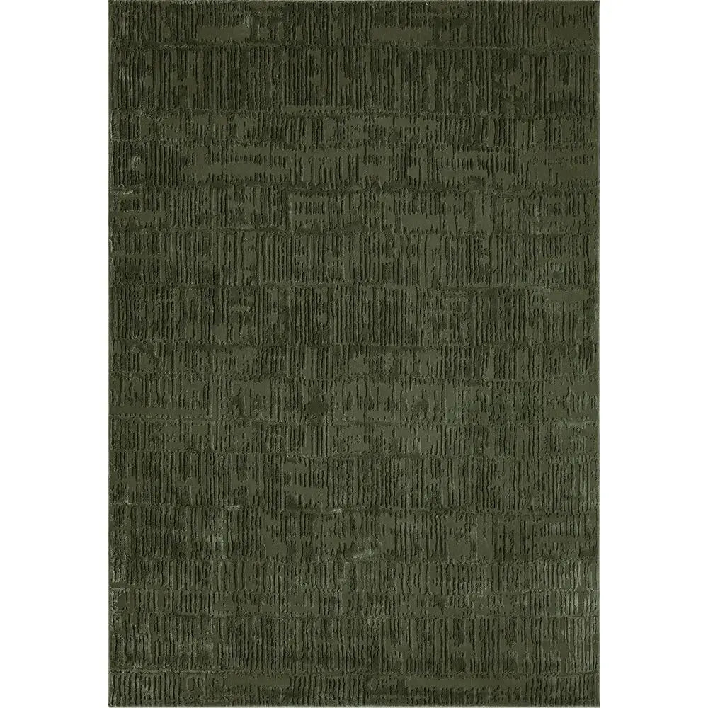 Green 5' x 8' Textured Area Rug