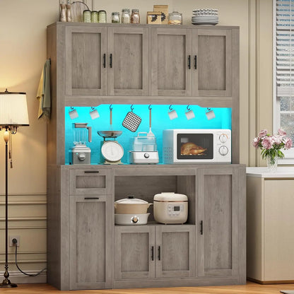 71 Inch Wide Pantry Cabinet