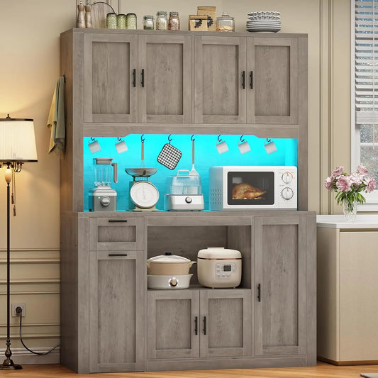71 Inch Wide Pantry Cabinet