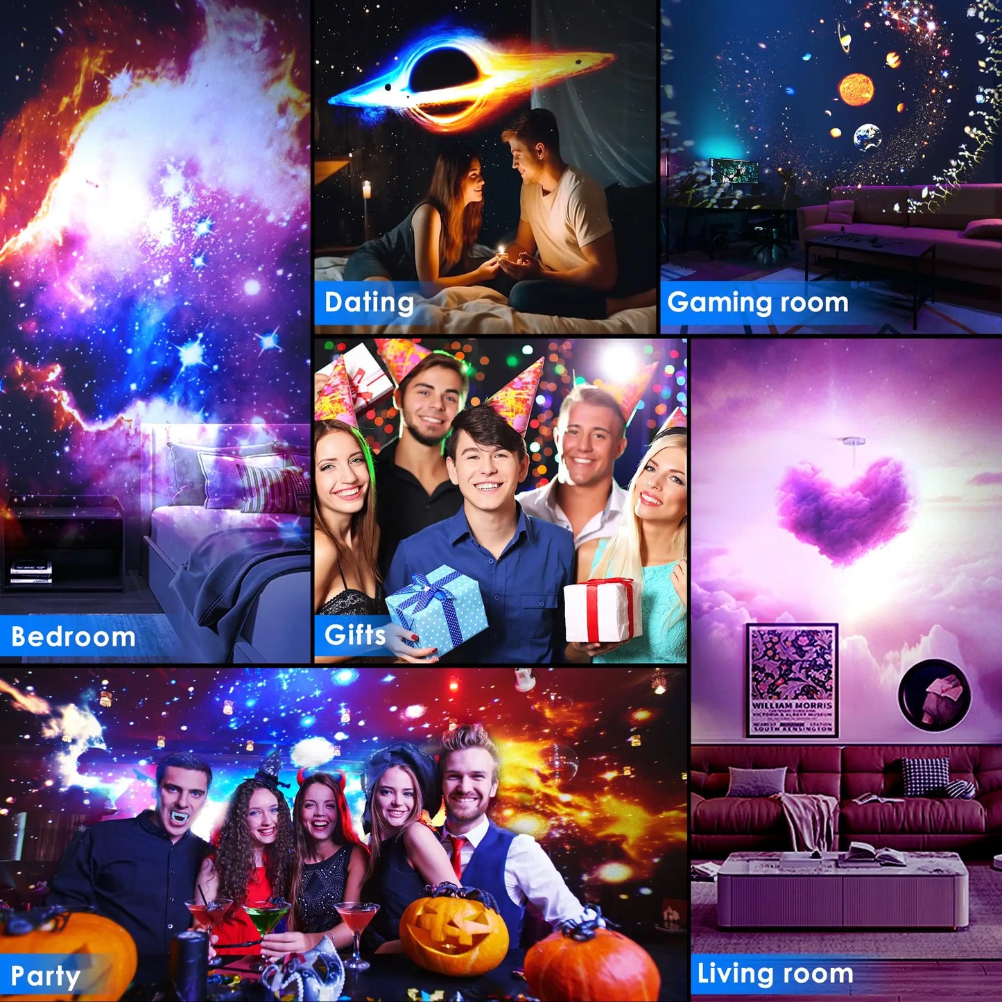 Galaxy Projector for Bedroom