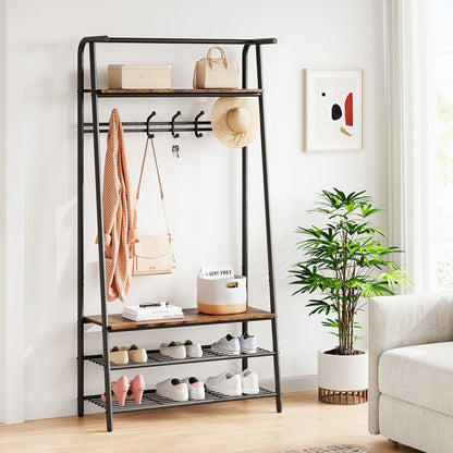 Coat Rack Shoe Bench