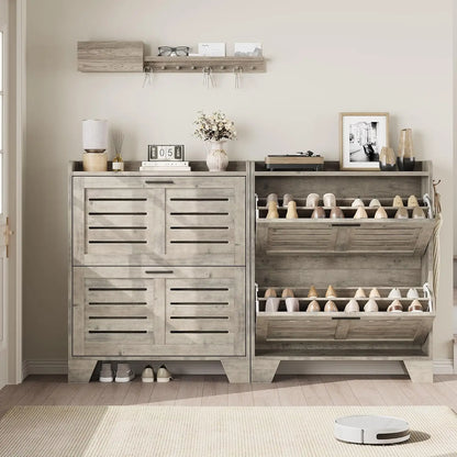 Narrow And Slim Shoe Cabinet Organizer