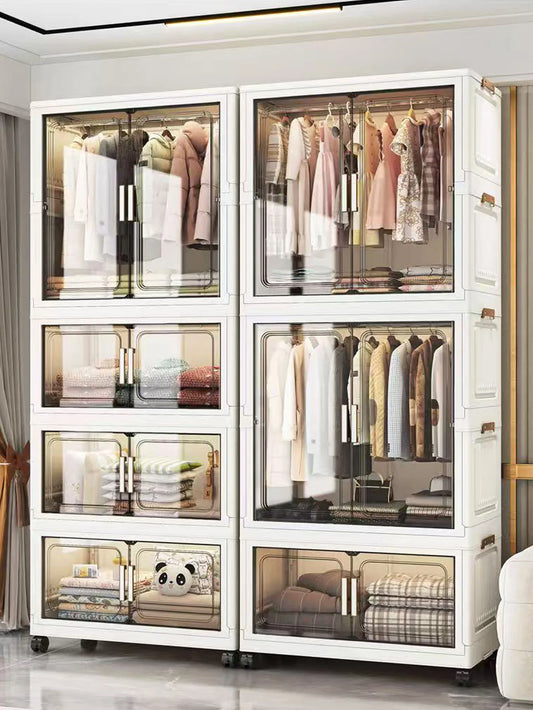 Thickened Multi-Layer Plastic Storage Cabinet