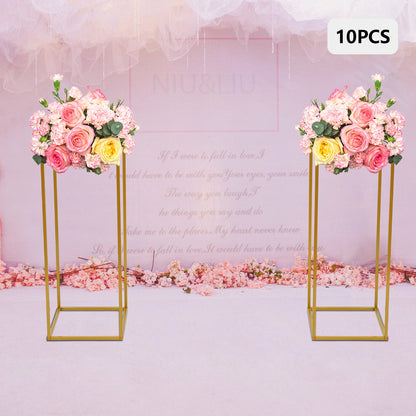 10Pcs Wedding Flower Stand Set