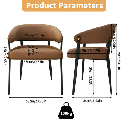 Set of 2 Luxury  Dining Chairs
