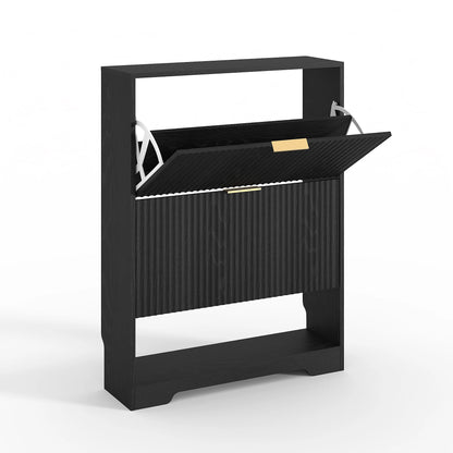 Narrow Shoe Storage Cabinet