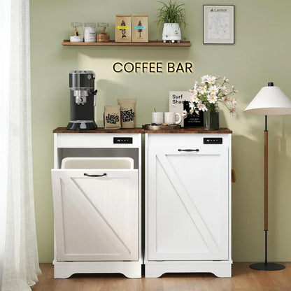 Tilt-Out Trash Can Cabinet