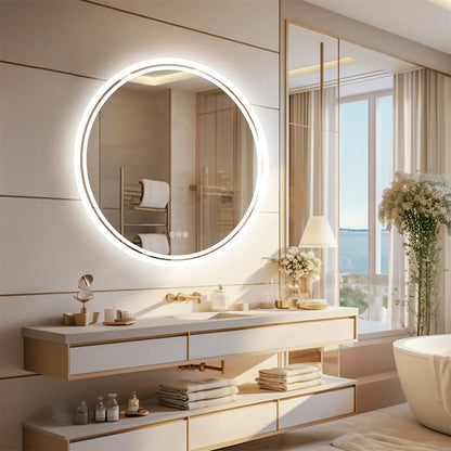 Intelligent Illuminate Round Mirror
