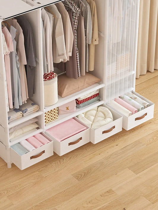 57"in Portable Wardrobe Closet