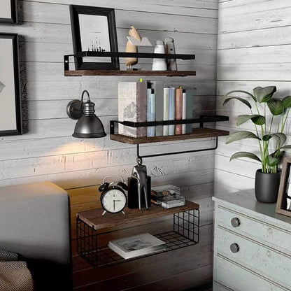 4pcs floating shelf, 15.7 inches long