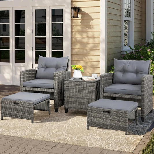 5-Piece Patio Furniture Set/Cushions