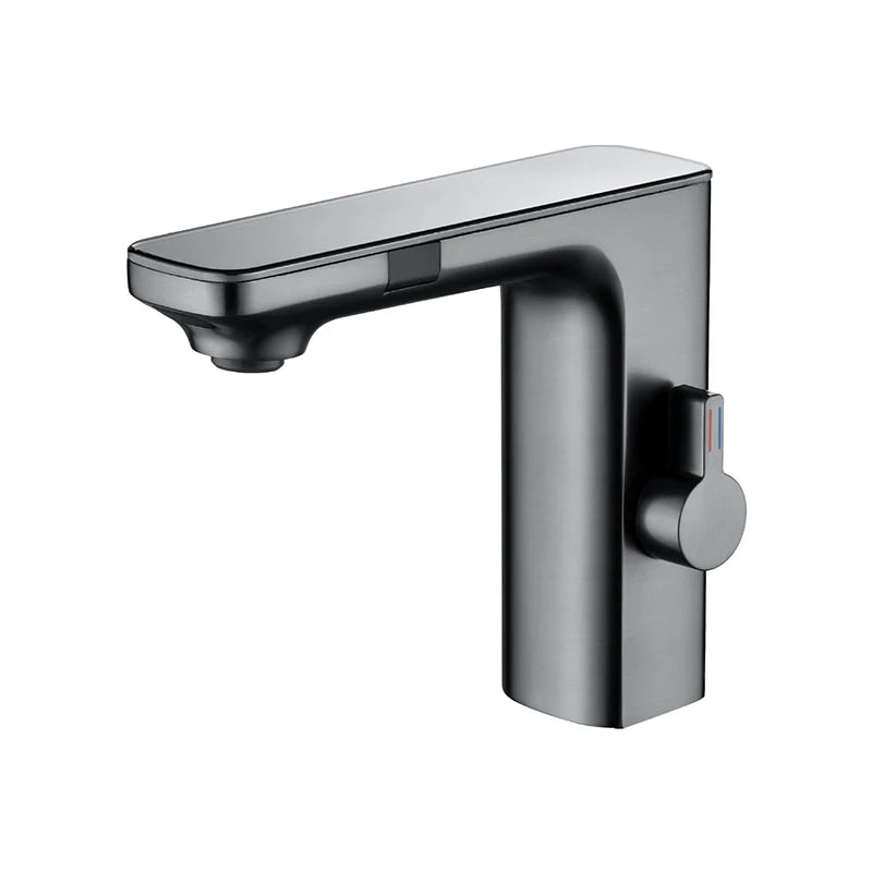 Luxury Silver Gray Smart LCD Daul Sensor