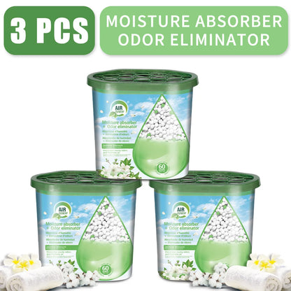 3-Pack Powerful Moisture Absorber & Odor Eliminator Boxes