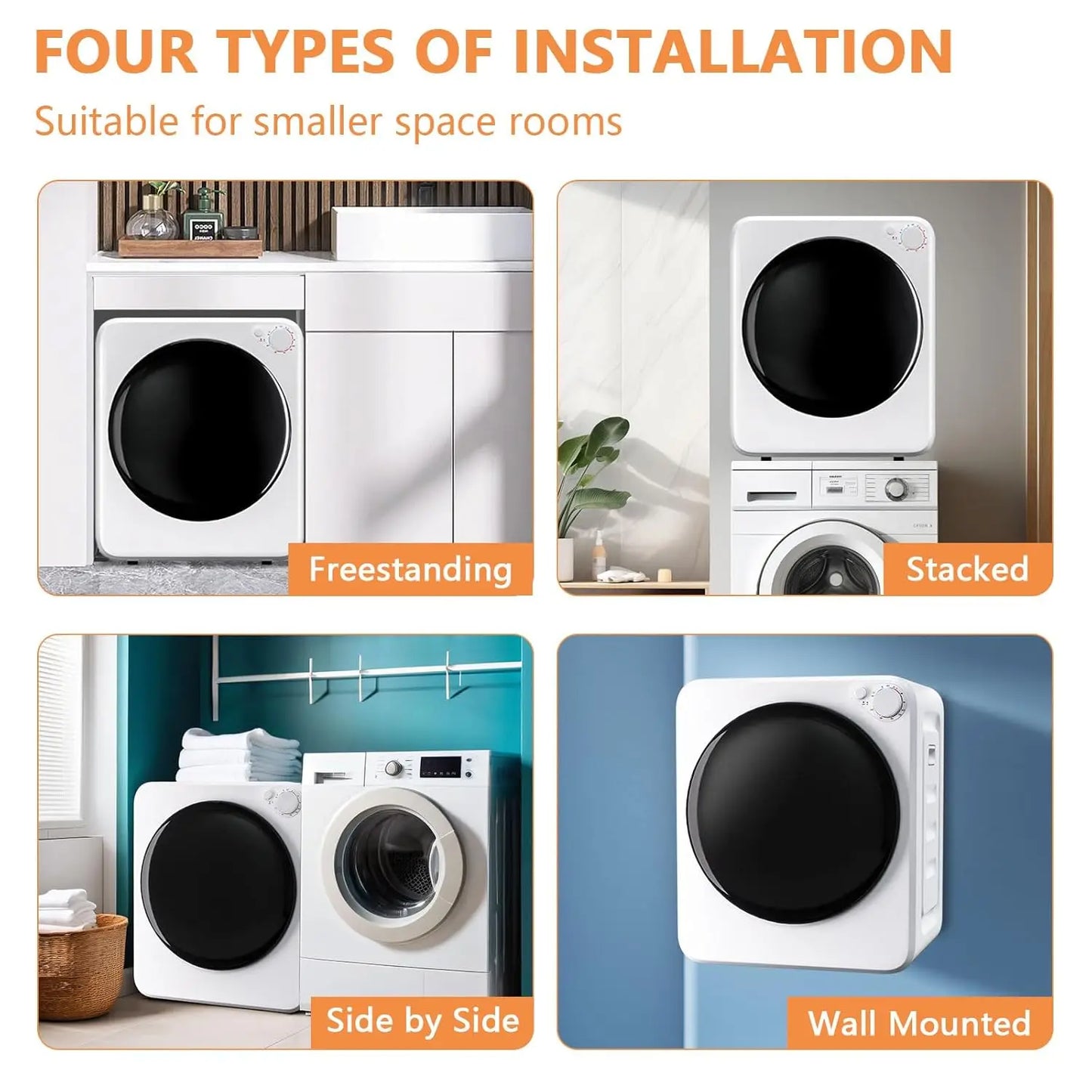 Portable Washer and Dryer Combo Set