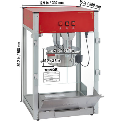 8/12Oz Electric Popcorn Maker
