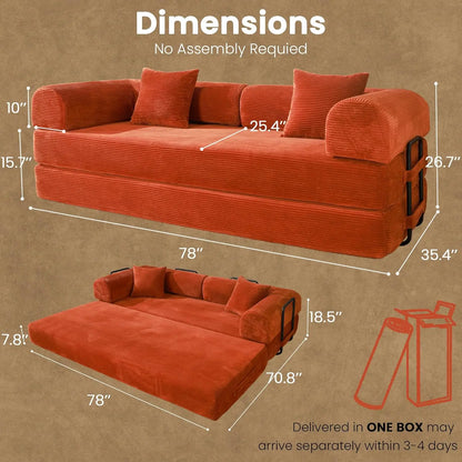 79" Convertible Sofa Bed