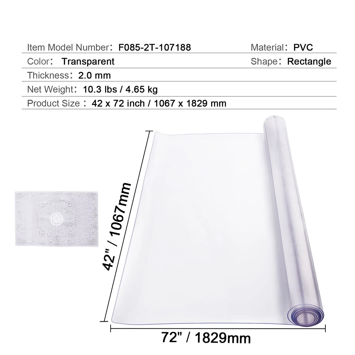 Plastic Table Cover