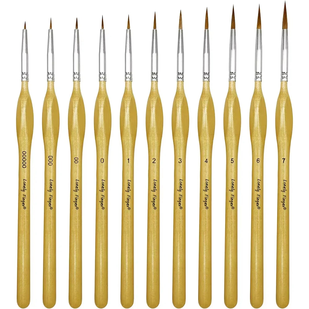 10/11/20/22Pcs Fine Detail Paint Brush