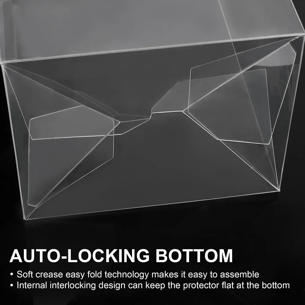 50PCS Clear Protective Box for 4 Vinyl Figures