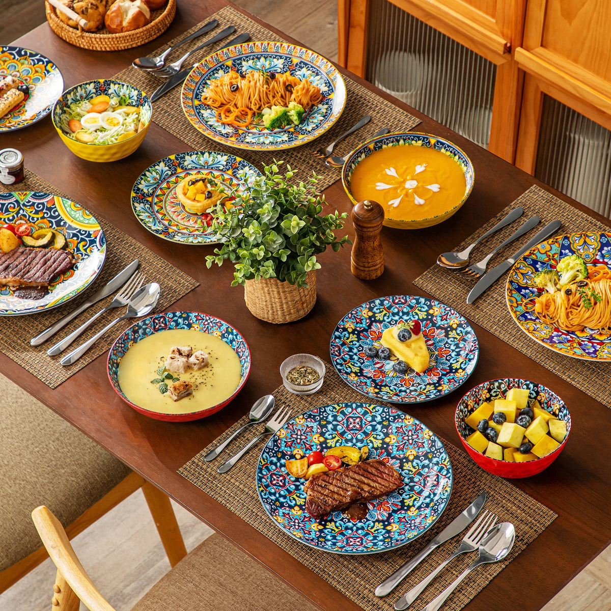 12/16/18/24 Piece Ceramic Dinnerware