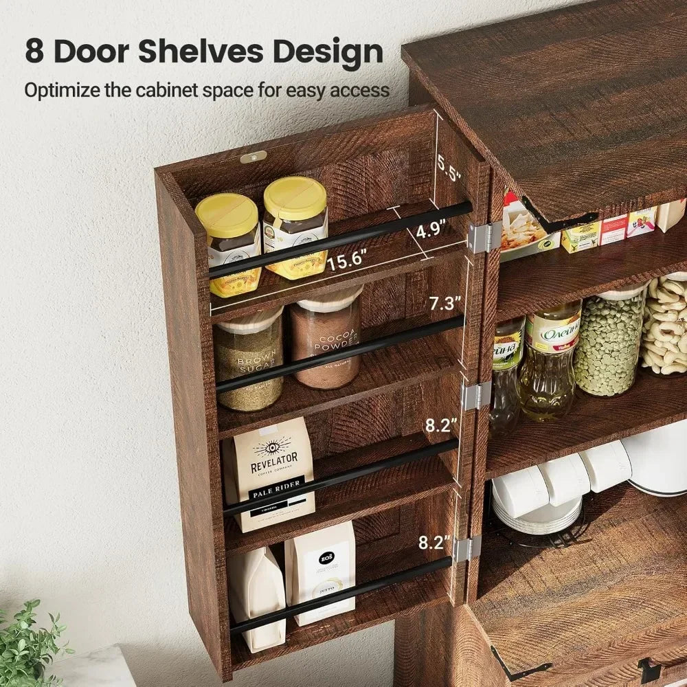 Tall Kitchen Pantry Cabinet Storage