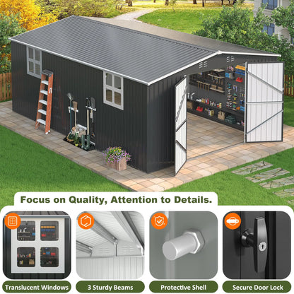 10x10~12x18FT Metal Storage
