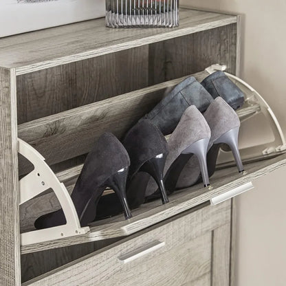 Narrow Shoe Cabinet