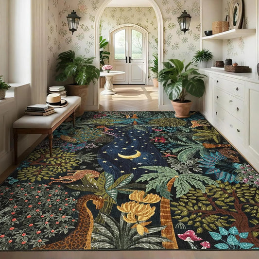 5x7 Jungle Area Rug