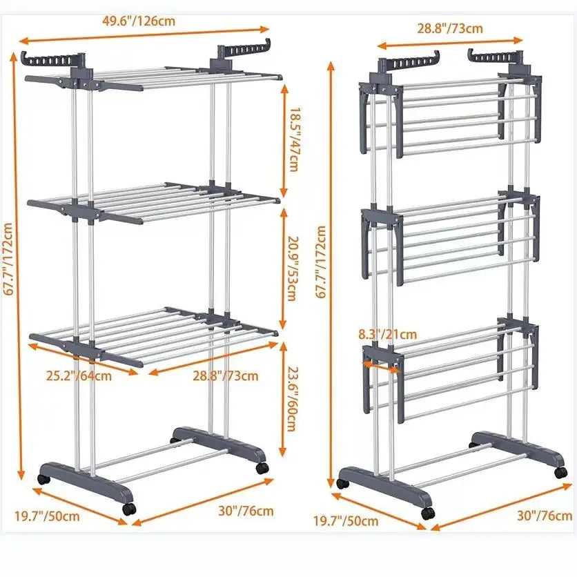 Clothes Drying Rack Stand