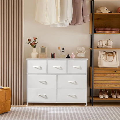 Dresser for Bedroom, 7 Storage Drawers