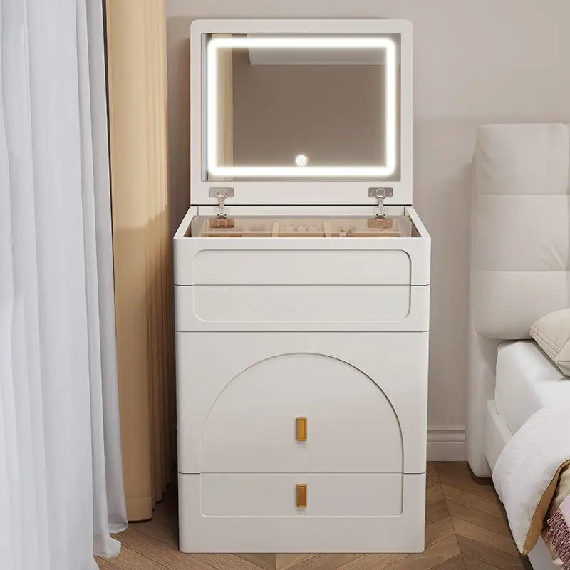 3-in-1 Dresser with Flip-Up Mirror and Light