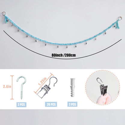 Cotton plush animal storage rope