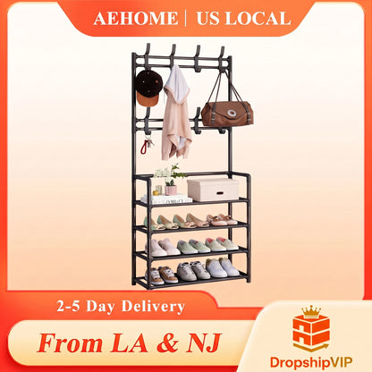 5-Tier 3-in-1 Multifunctional Rack